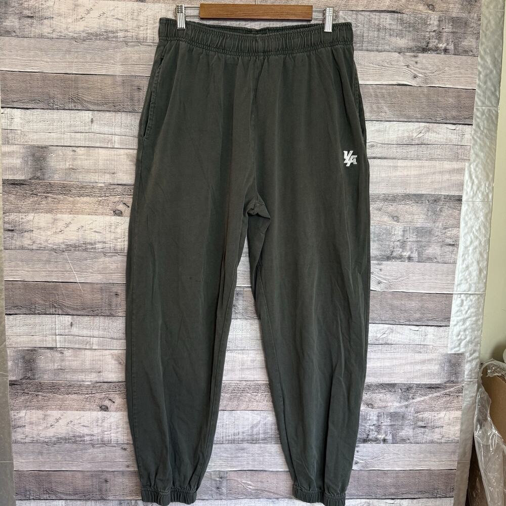 YoungLA 231 Pump Cover Green Drawstring Joggers Size XL